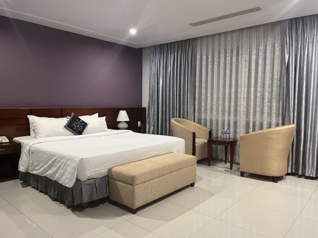 white lotus saigon bed