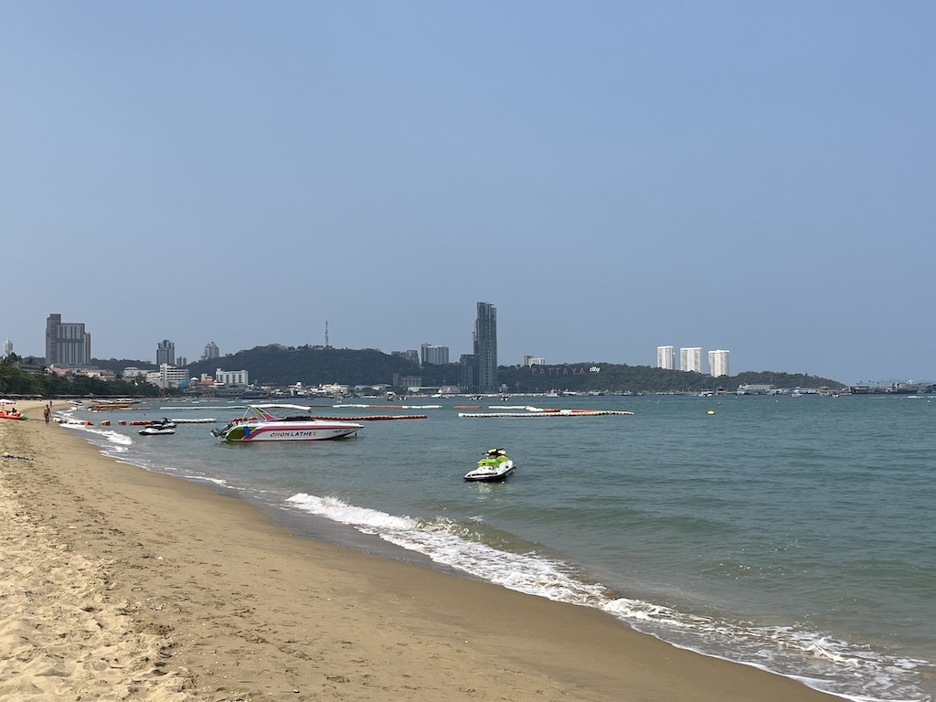 Beach scenes in Pattaya, Thailand