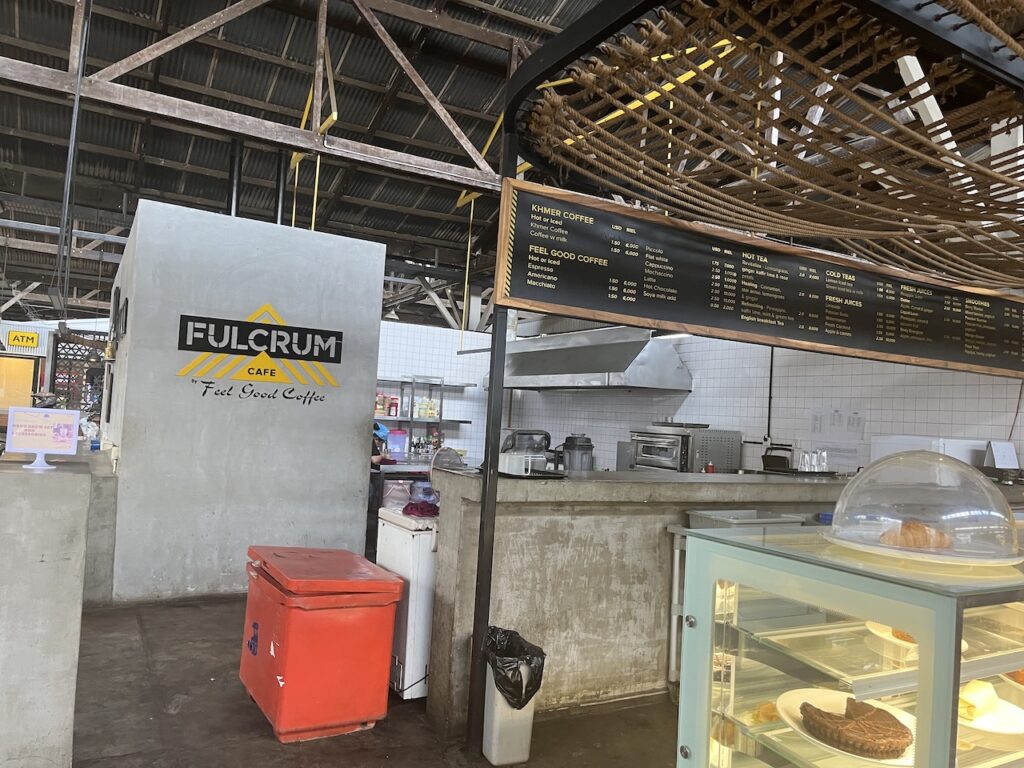coffee bar at factory phnom penh