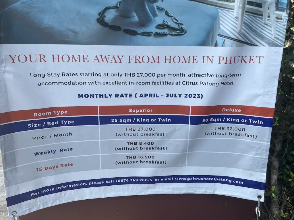 citrus patong hotel rates