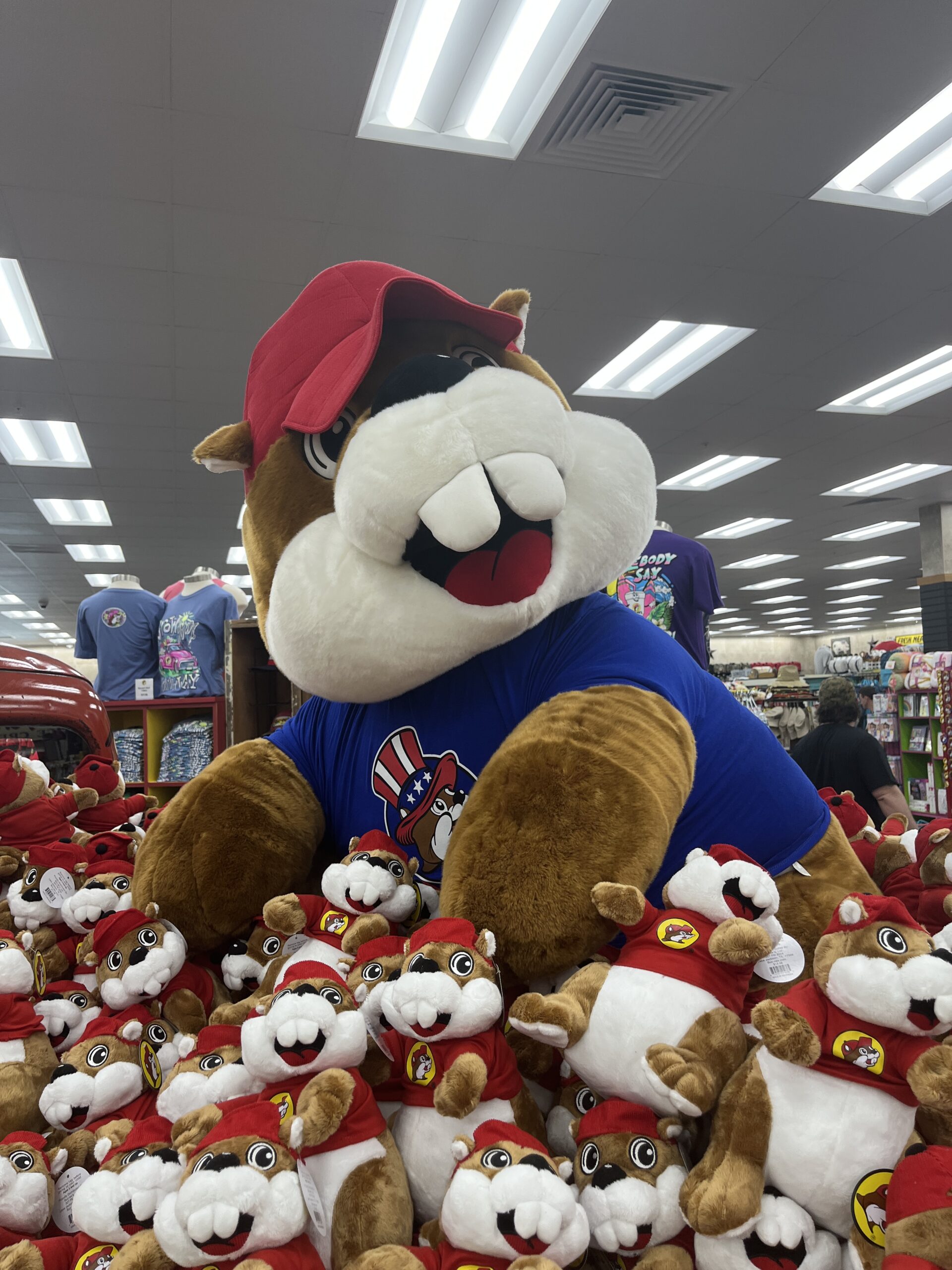Merchandise ina Buc-ee's store