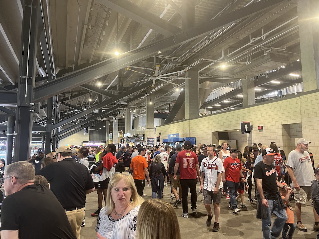 Scenes from inside Truist Park,home of the Atlanta Braves