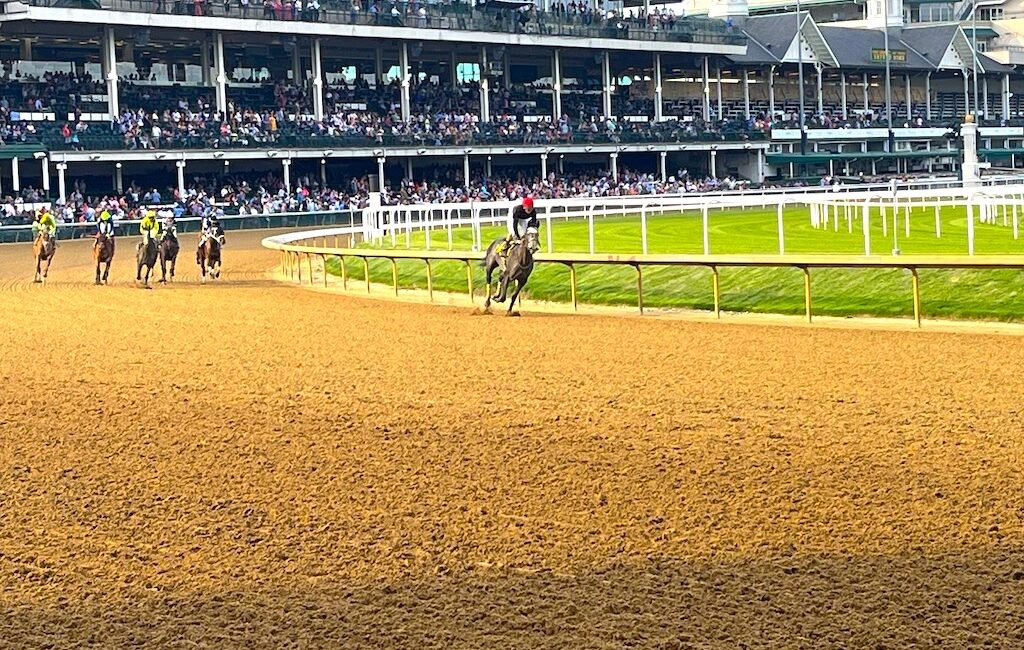 First Turn at Churchill Downs