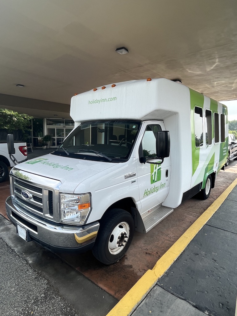 shuttle at the Holiday Inn Hurstbourne in Louisville, Kentucky
