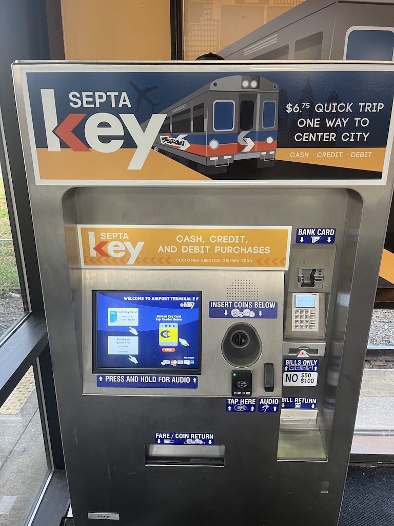 buy a ticket from the airport to the beach