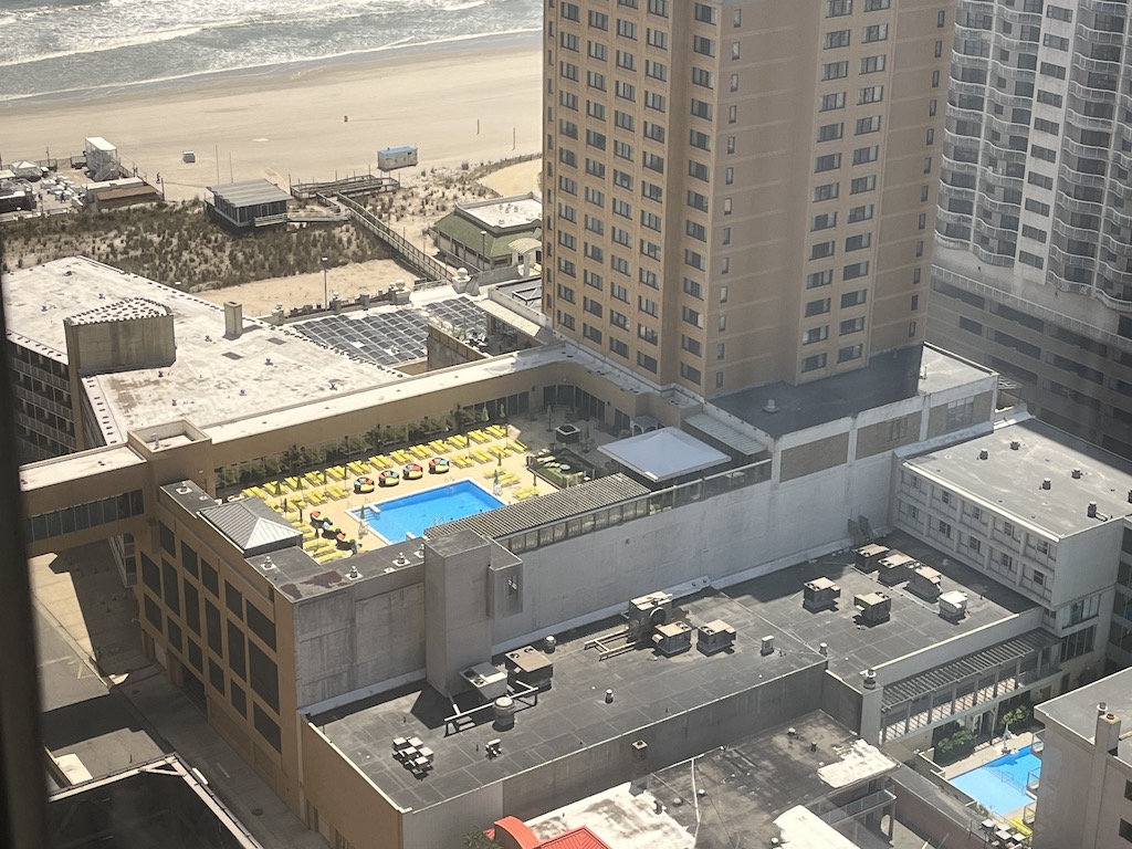 Guest room at Atlantic City Tropicana Hotel