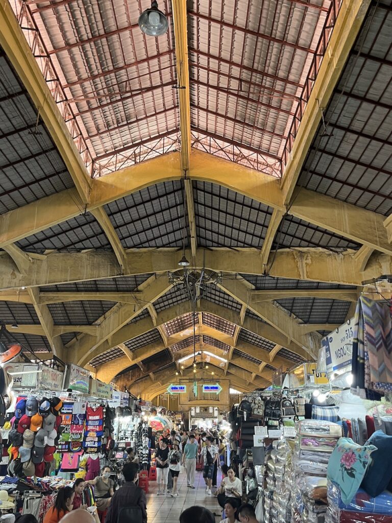 visiting saigon Ben Thanh Market
