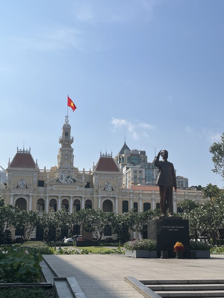 visiting Saigon City hall