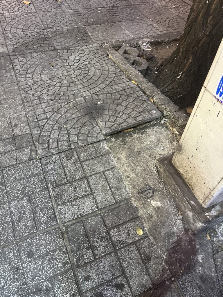 another ho chi minh city sidewalk