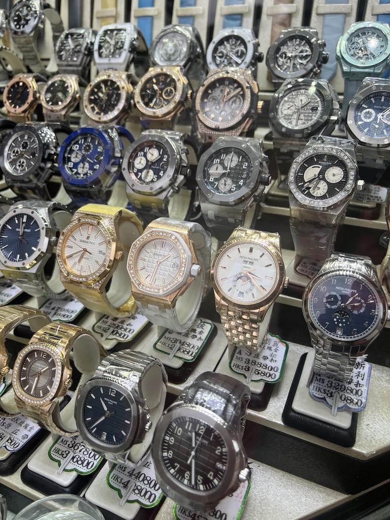 Rolex shop window hong kong
