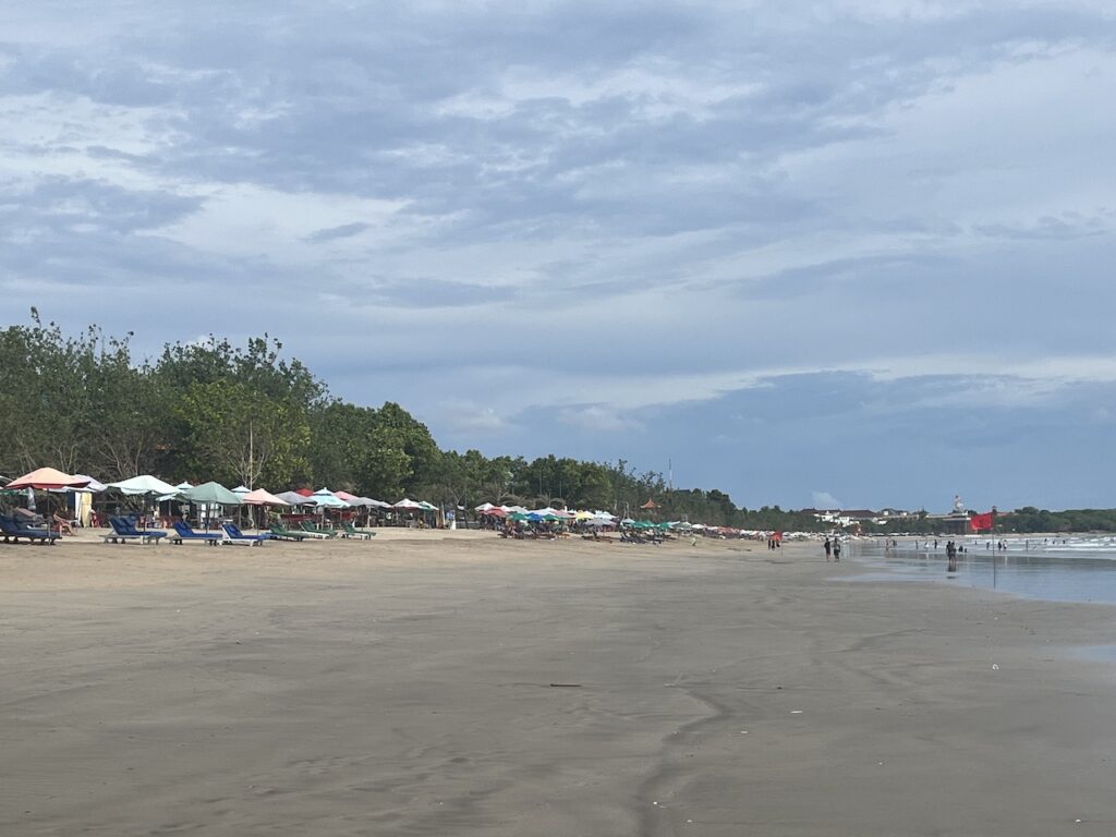 Kuta beach in Bali