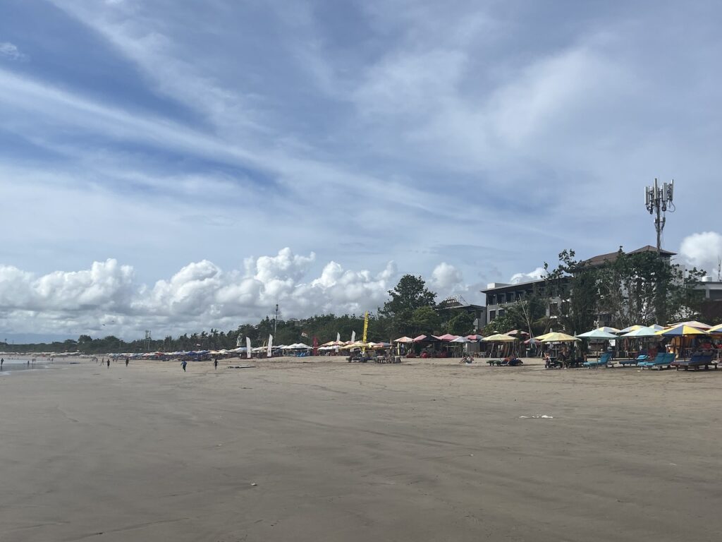 Kuta beach in Bali