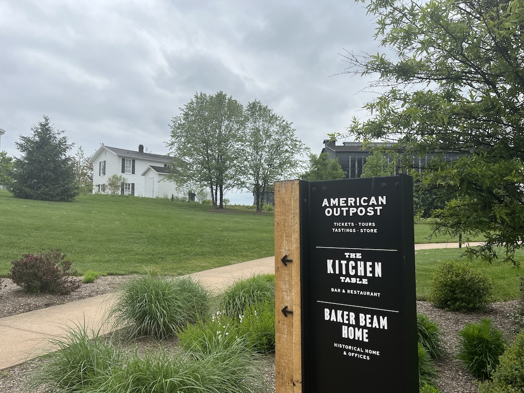 Jim beam Distillery signage
