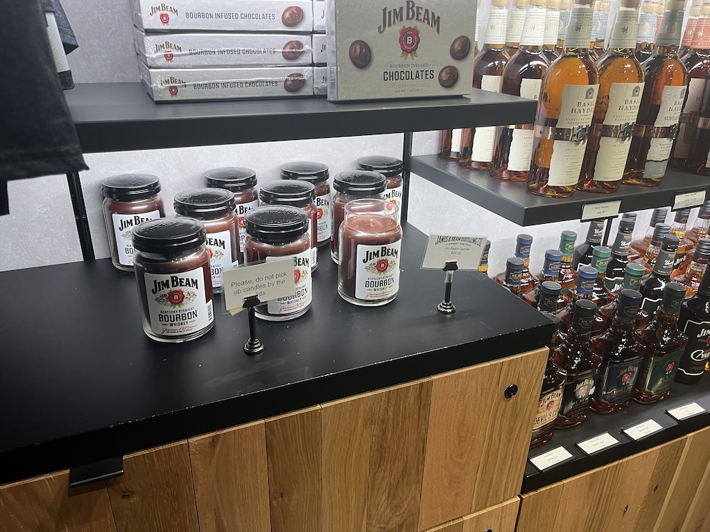 Jim beam Distillery gift shop