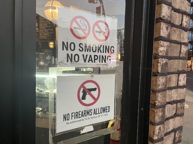 weekend in nashville guns