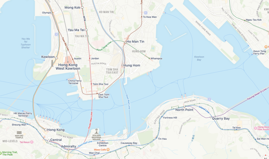 Hong Kong Transit Map