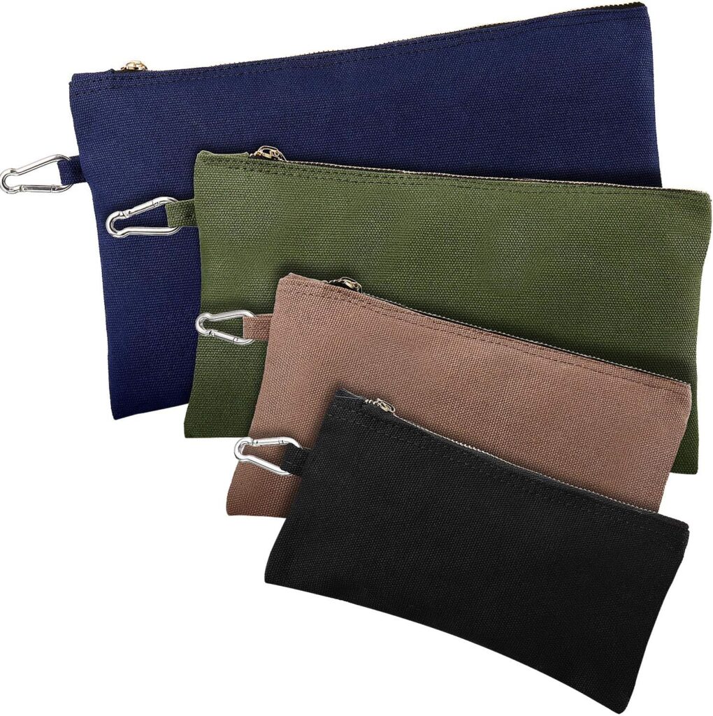travel items: pouches